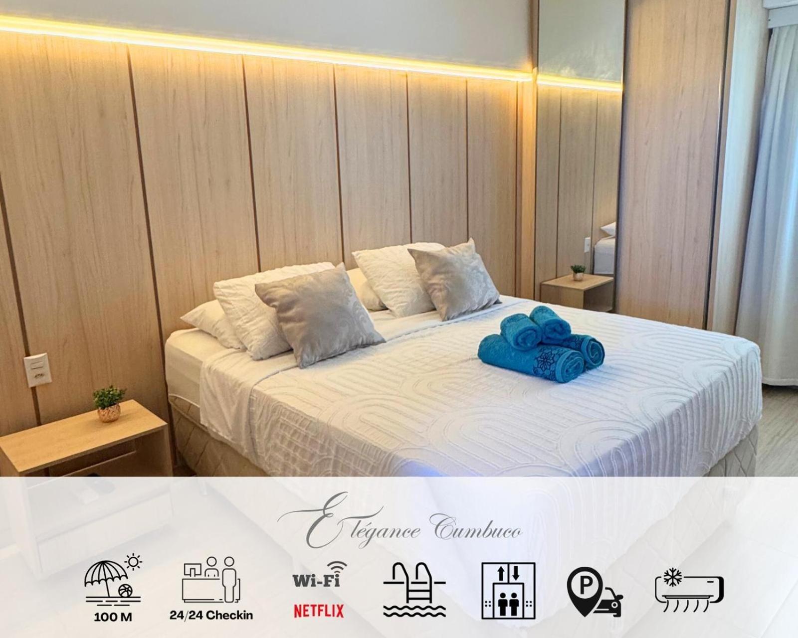 Apartamento Beach Place Cumbuco 100M Da Praia Caucaia Exteriör bild